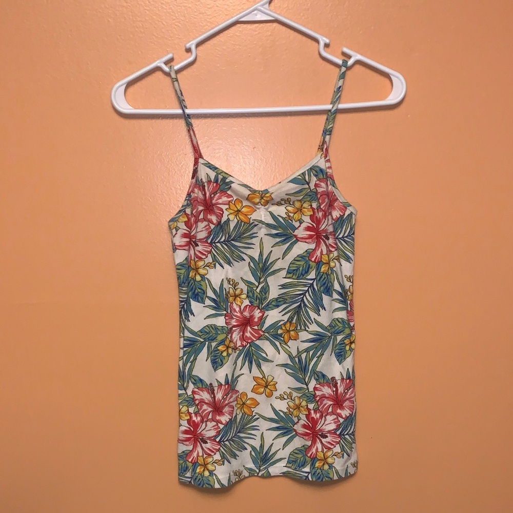 Floral Spaghetti Strap Top